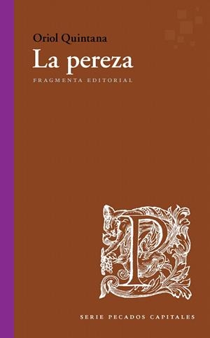 PEREZA, LA  | 9788417796143 | QUINTANA, ORIOL | Llibreria Drac - Llibreria d'Olot | Comprar llibres en català i castellà online