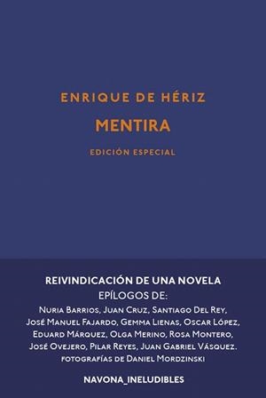 MENTIRA | 9788417978211 | DE HÉRIZ, ENRIQUE | Llibreria Drac - Librería de Olot | Comprar libros en catalán y castellano online