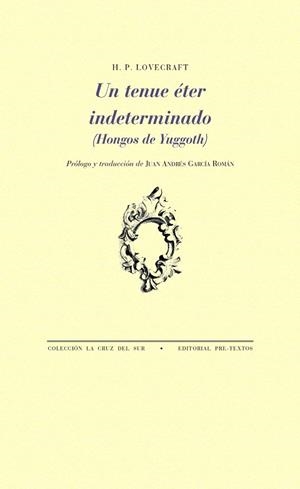 UN TENUE ETER INDETERMINADO | 9788417830823 | LOVECRAFT, H. P. | Llibreria Drac - Llibreria d'Olot | Comprar llibres en català i castellà online