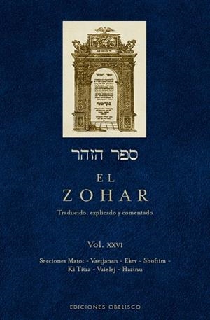 ZOHAR, EL. (VOL. 26) | 9788491115359 | BAR IOJAI, RABI SHIMON | Llibreria Drac - Llibreria d'Olot | Comprar llibres en català i castellà online