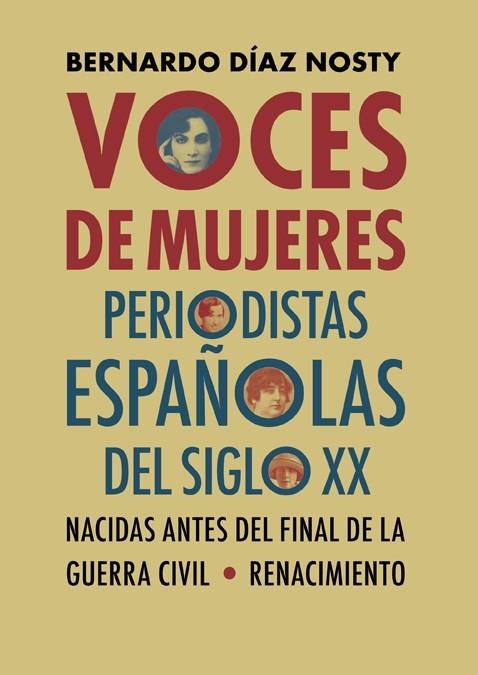 VOCES DE MUJERES PERIODISTAS ESPAÑOLAS DEL SIGLO XX | 9788417950583 | DIAZ NOSTY, BERNARDO | Llibreria Drac - Llibreria d'Olot | Comprar llibres en català i castellà online