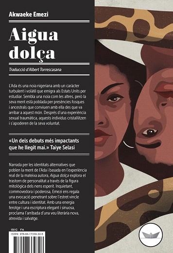 AIGUA DOLÇA | 9788417339326 | EMEZI, AKWAEKE | Llibreria Drac - Librería de Olot | Comprar libros en catalán y castellano online