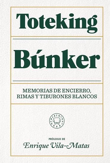 BÚNKER | 9788417552817 | TOTEKING | Llibreria Drac - Librería de Olot | Comprar libros en catalán y castellano online