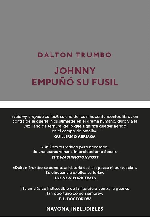 JOHNNY EMPUÑÓ SU FUSIL | 9788417978419 | TRUMBO, DALTON | Llibreria Drac - Librería de Olot | Comprar libros en catalán y castellano online