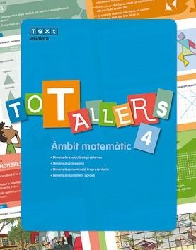 TOT TALLERS MATEMÀTIQUES 4 | 9788441231733 | ESTÉVEZ, AGUSTÍ | Llibreria Drac - Llibreria d'Olot | Comprar llibres en català i castellà online