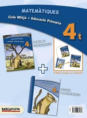 MATEMÀTIQUES 4T CM. LLIBRE I DOSSIER | 9788448931858 | TORRA, MONTSERRAT/MARTÍNEZ, ELENA | Llibreria Drac - Librería de Olot | Comprar libros en catalán y castellano online