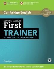 FIRST TRAINER SIX PRACTICE TESTS WITH ANSWERS WITH AUDIO 2ND EDITION | 9781107470187 | MAY,PETER | Llibreria Drac - Librería de Olot | Comprar libros en catalán y castellano online