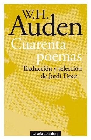 CUARENTA POEMAS | 9788417971618 | AUDEN, W.H. | Llibreria Drac - Librería de Olot | Comprar libros en catalán y castellano online