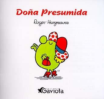 DOÑA PRESUMIDA | 9788439285823 | HARGREAVES | Llibreria Drac - Llibreria d'Olot | Comprar llibres en català i castellà online