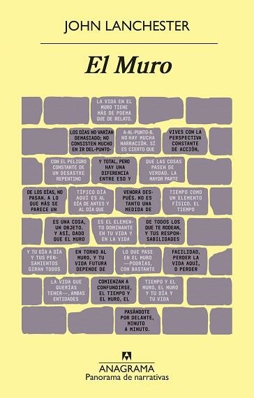 MURO, EL | 9788433980427 | LANCHESTER, JOHN | Llibreria Drac - Llibreria d'Olot | Comprar llibres en català i castellà online