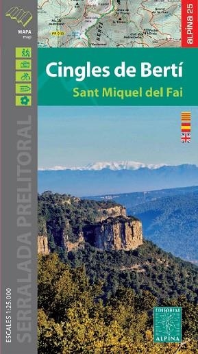 CINGLES DE BERTÍ - SANT MIQUEL DEL FAI (CARPETA 1 MAPA 1:25,000) | 9788480908450 | AA.DD. | Llibreria Drac - Llibreria d'Olot | Comprar llibres en català i castellà online