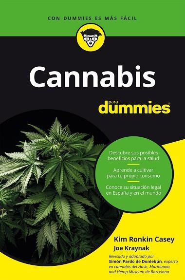 CANNABIS PARA DUMMIES | 9788432906190 | PARDO, SIMÓN; KRAYNAK, CASEY Y JOE; RONKIN, KIM | Llibreria Drac - Librería de Olot | Comprar libros en catalán y castellano online