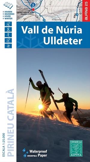 VALL DE NURIA ULLDETER. MAPA D'HIVERN ALPINA 1:25000 | 9788480908535 | AA.DD. | Llibreria Drac - Llibreria d'Olot | Comprar llibres en català i castellà online