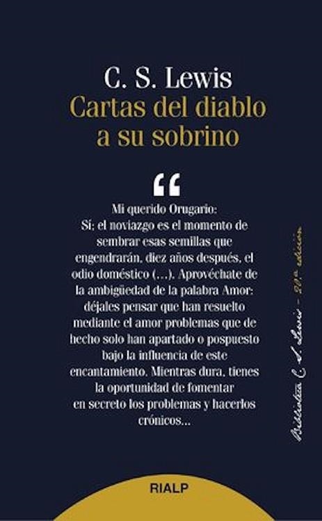 CARTAS DEL DIABLO A SU SOBRINO | 9788432147357 | LEWIS, CLIVE STAPLES | Llibreria Drac - Librería de Olot | Comprar libros en catalán y castellano online