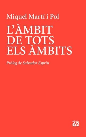 ÀMBIT DE TOTS ELS ÀMBITS, L' | 9788429779233 | MARTÍ I POL, MIQUEL | Llibreria Drac - Librería de Olot | Comprar libros en catalán y castellano online
