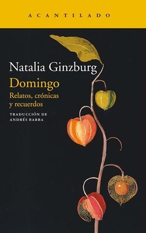 DOMINGO | 9788418370151 | GINZBURG, NATALIA | Llibreria Drac - Librería de Olot | Comprar libros en catalán y castellano online