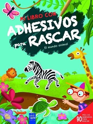 MUNDO ANIMAL, EL. MI LIBRO DE ADHESIVOS PARA RASCAR | 9788408236504 | YOYO | Llibreria Drac - Librería de Olot | Comprar libros en catalán y castellano online