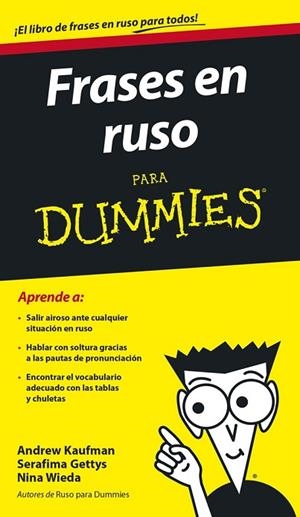 FRASES EN RUSO PARA DUMMIES | 9788432901959 | Llibreria Drac - Librería de Olot | Comprar libros en catalán y castellano online