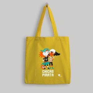 BOLSA DE TELA 'CHICAS PIRATA' - COLOR AMARILLO | 9788418133978 | GÓMEZ; ISERN SUSANNA | Llibreria Drac - Librería de Olot | Comprar libros en catalán y castellano online