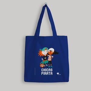 BOLSA DE TELA 'CHICAS PIRATA' - COLOR AZUL | 9788418133985 | GÓMEZ; ISERN SUSANNA | Llibreria Drac - Librería de Olot | Comprar libros en catalán y castellano online
