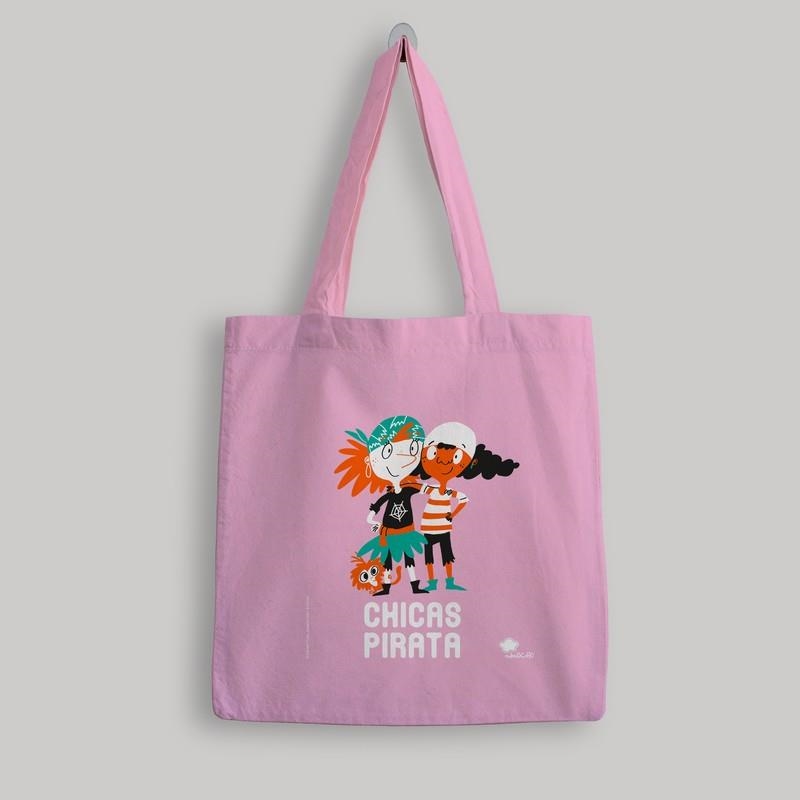 BOLSA DE TELA 'CHICAS PIRATA' - COLOR ROSA | 9788418599002 | GÓMEZ; ISERN SUSANNA | Llibreria Drac - Librería de Olot | Comprar libros en catalán y castellano online