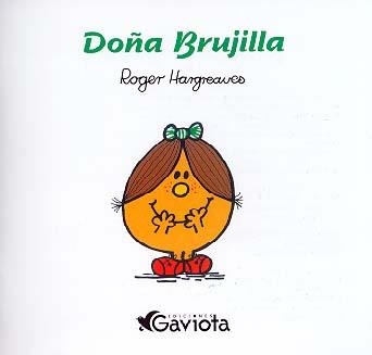 DOÑA BRUJILLA | 9788439285946 | HARGREAVES | Llibreria Drac - Llibreria d'Olot | Comprar llibres en català i castellà online