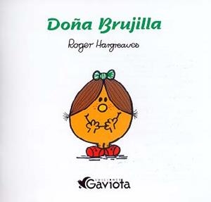 DOÑA BRUJILLA | 9788439285946 | HARGREAVES | Llibreria Drac - Llibreria d'Olot | Comprar llibres en català i castellà online