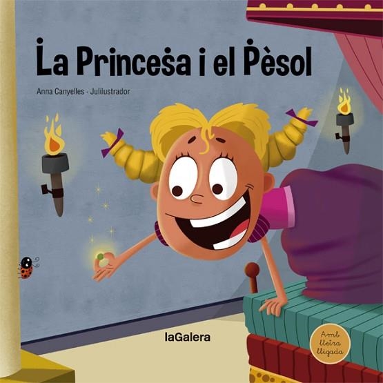 PRINCESA I EL PÈSOL, LA (LLETRA LLIGADA) | 9788424668693 | CANYELLES, ANNA | Llibreria Drac - Librería de Olot | Comprar libros en catalán y castellano online