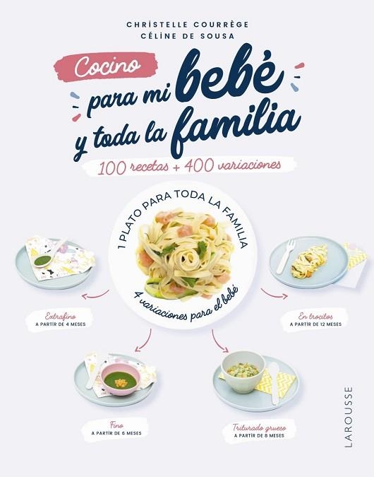 COCINO PARA MI BEBÉ Y TODA LA FAMILIA | 9788418100826 | COURRÈGE, CHRISTELLE; DE SOUSA, CÉLINA | Llibreria Drac - Librería de Olot | Comprar libros en catalán y castellano online
