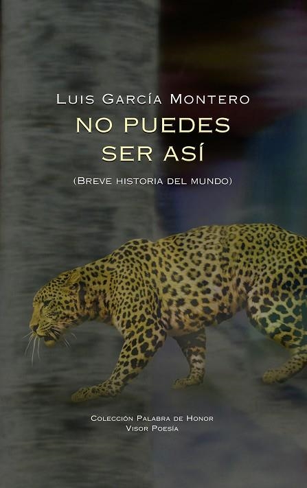 NO PUEDES SER ASÍ | 9788498956368 | GARCÍA MONTERO, LUIS | Llibreria Drac - Llibreria d'Olot | Comprar llibres en català i castellà online