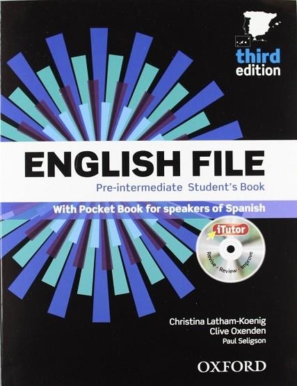 ENGLISH FILE PRE-INTERMEDIATE PACK WITH KEY | 9780194598934 | VARIOS AUTORES | Llibreria Drac - Librería de Olot | Comprar libros en catalán y castellano online