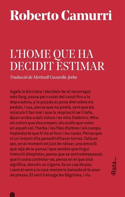 HOME QUE HA DECIDIT ESTIMAR, L' | 9788416738533 | CAMURRI, ROBERTO | Llibreria Drac - Librería de Olot | Comprar libros en catalán y castellano online
