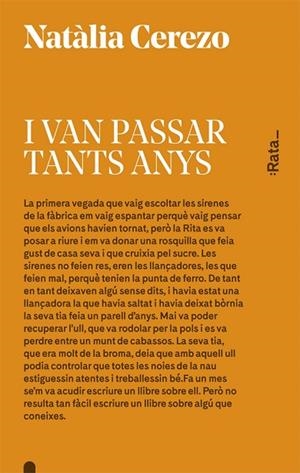 I VAN PASSAR TANTS ANYS | 9788416738045 | CEREZO, NATÀLIA | Llibreria Drac - Llibreria d'Olot | Comprar llibres en català i castellà online