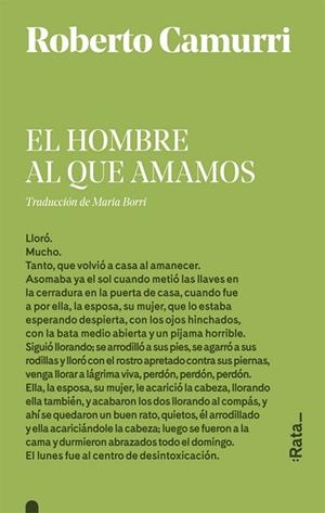 HOMBRE AL QUE AMAMOS, EL | 9788416738540 | CAMURRI, ROBERTO | Llibreria Drac - Librería de Olot | Comprar libros en catalán y castellano online