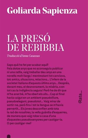 PRESÓ DE REBIBBIA, LA | 9788416738175 | SAPIENZA, GOLIARDA | Llibreria Drac - Librería de Olot | Comprar libros en catalán y castellano online