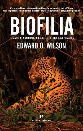 BIOFILIA | 9788417800574 | WILSON, EDWARD O. | Llibreria Drac - Librería de Olot | Comprar libros en catalán y castellano online