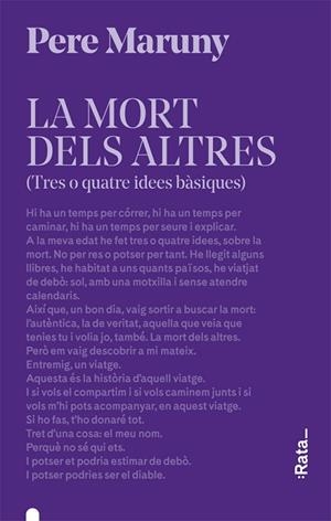 MORT DELS ALTRES, LA | 9788416738618 | MARUNY, PERE | Llibreria Drac - Librería de Olot | Comprar libros en catalán y castellano online