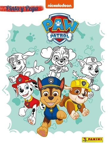 PINTA Y PEGA PAW PATROL | 9788427872103 | NICKELODEON | Llibreria Drac - Librería de Olot | Comprar libros en catalán y castellano online