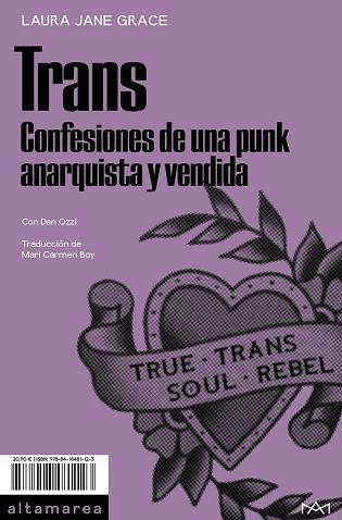 TRANS | 9788418481123 | GRACE, LAURA JANE | Llibreria Drac - Librería de Olot | Comprar libros en catalán y castellano online