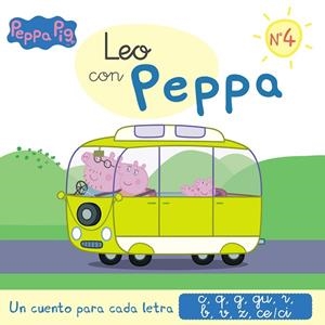 UN CUENTO PARA CADA LETRA: C, Q, G, GU, R (SONIDO SUAVE), B, V, Z, CE-CI (LEO CON PEPPA PIG  4) | 9788448852030 | HASBRO EONE | Llibreria Drac - Librería de Olot | Comprar libros en catalán y castellano online