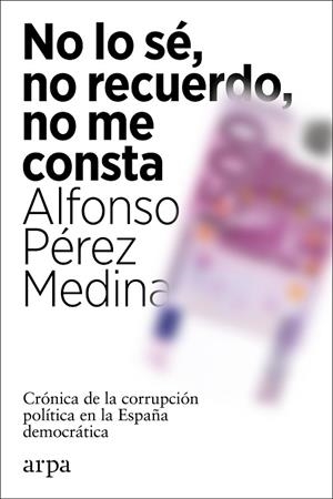 NO LO SÉ, NO RECUERDO, NO ME CONSTA | 9788418741012 | PÉREZ MEDINA, ALFONSO | Llibreria Drac - Llibreria d'Olot | Comprar llibres en català i castellà online