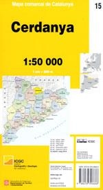 CERDANYA MAPA COMARCAL DE CATALUNYA 1:50 000 (15) | 9788439396666 | AA.DD. | Llibreria Drac - Librería de Olot | Comprar libros en catalán y castellano online