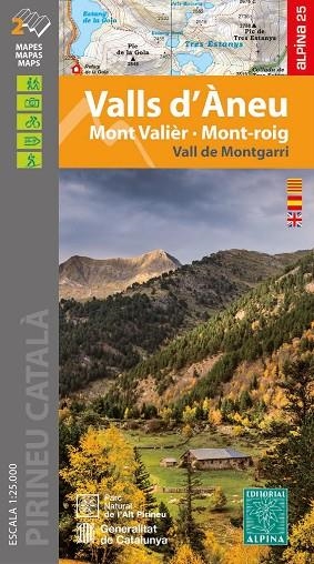 VALLS D'ÀNEU (2 MAPES 1:25.000 + CARPETA DESPLEGABLE) | 9788480908863 | AA.DD. | Llibreria Drac - Librería de Olot | Comprar libros en catalán y castellano online