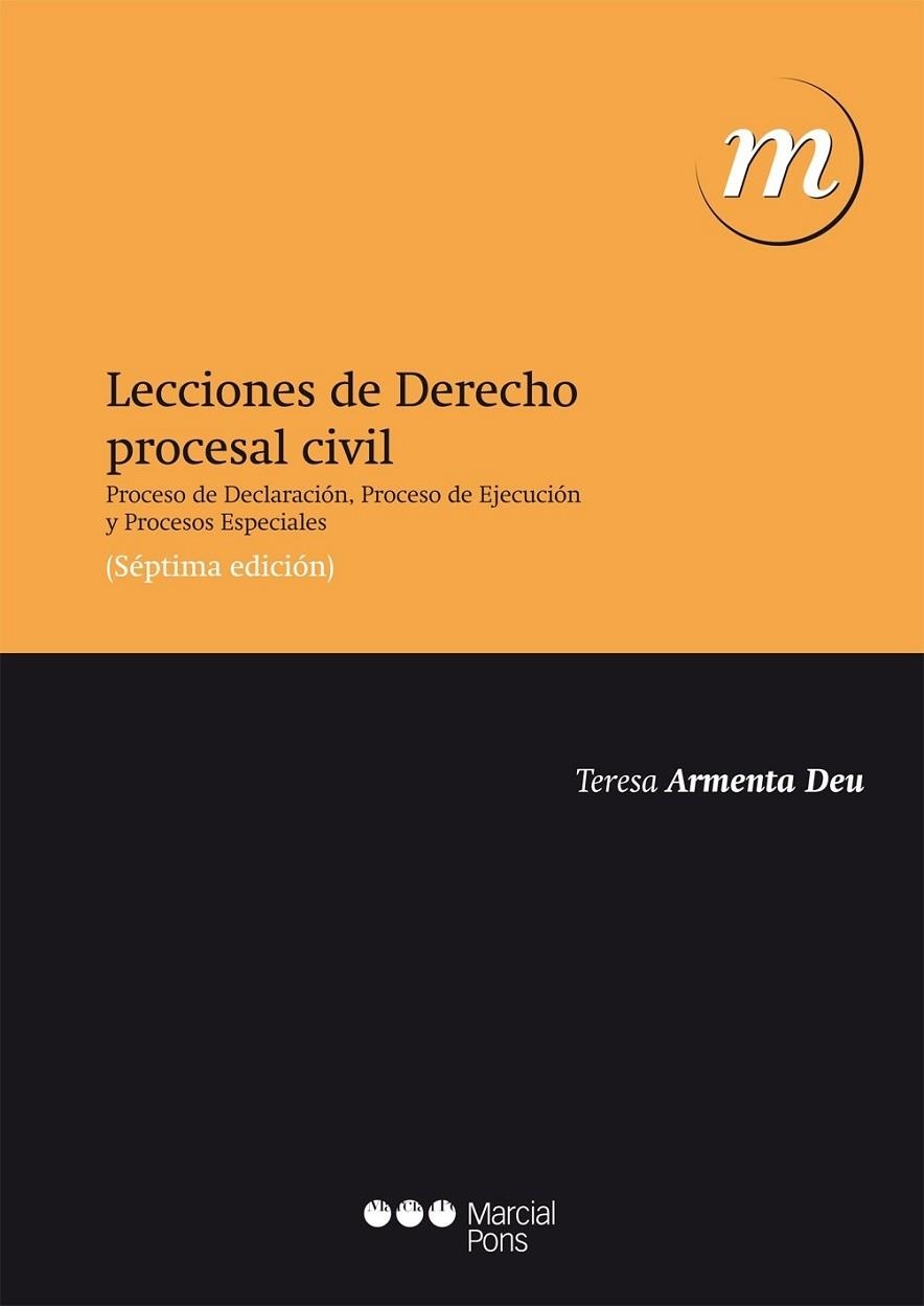 LECCIONES DE DERECHO PROCESAL CIVIL | 9788415948025 | ARMENTA DEU, Mª TERESA | Llibreria Drac - Librería de Olot | Comprar libros en catalán y castellano online