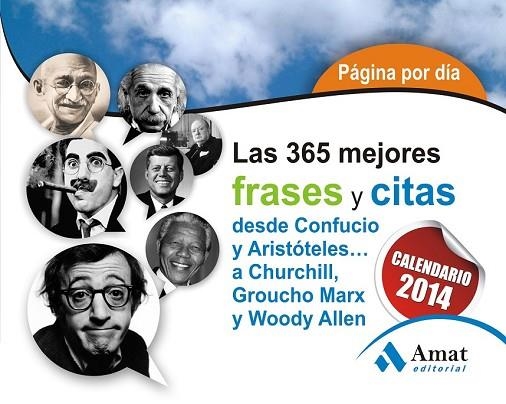 CALENDARIO 2014 LAS 365 MEJORES FRASES Y CITAS | 9788497357005 | VVAA | Llibreria Drac - Llibreria d'Olot | Comprar llibres en català i castellà online