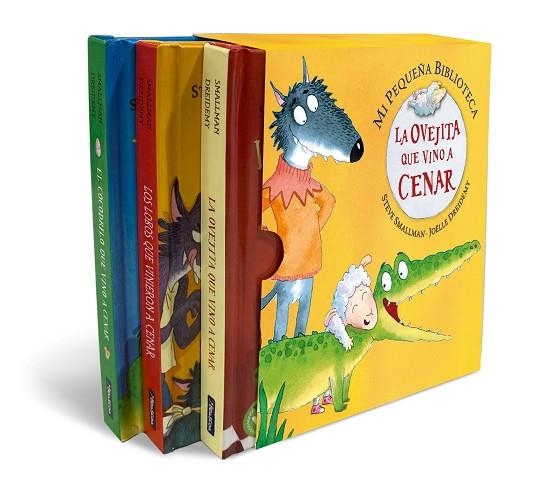 MI PEQUEÑA BIBLIOTECA. LA OVEJITA QUE VINO A CENAR | LOS LOBOS QUE VINIERON A CENAR | EL COCODRILO QUE VINO A CENAR | 9788448858957 | SMALLMAN, STEVE; DREIDEMY, JOËLLE | Llibreria Drac - Librería de Olot | Comprar libros en catalán y castellano online