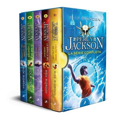 PERCY JACKSON I ELS DÉUS DE L'OLIMP (PACK SÈRIE COMPLETA) | 9788418173738 | RIORDAN, RICK | Llibreria Drac - Llibreria d'Olot | Comprar llibres en català i castellà online
