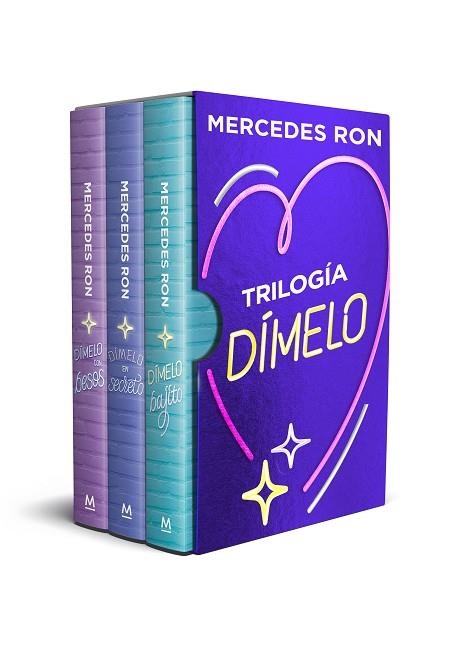 ESTUCHE TRILOGÍA DÍMELO (PACK CON: DÍMELO BAJITO | DÍMELO EN SECRETO | DÍMELO CON BESOS) | 9788418798160 | RON, MERCEDES | Llibreria Drac - Llibreria d'Olot | Comprar llibres en català i castellà online
