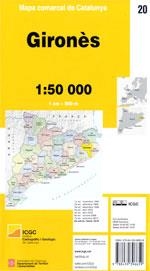 GIRONES. MAPA COMARCAL DE CATALUNYA 1:50 000 (20) | 9788439396659 | AA.DD. | Llibreria Drac - Librería de Olot | Comprar libros en catalán y castellano online