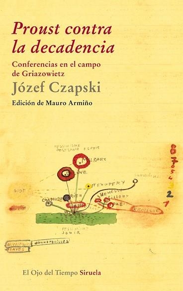 PROUST CONTRA LA DECADENCIA | 9788498416268 | CZAPSKI, JÓZEF | Llibreria Drac - Llibreria d'Olot | Comprar llibres en català i castellà online